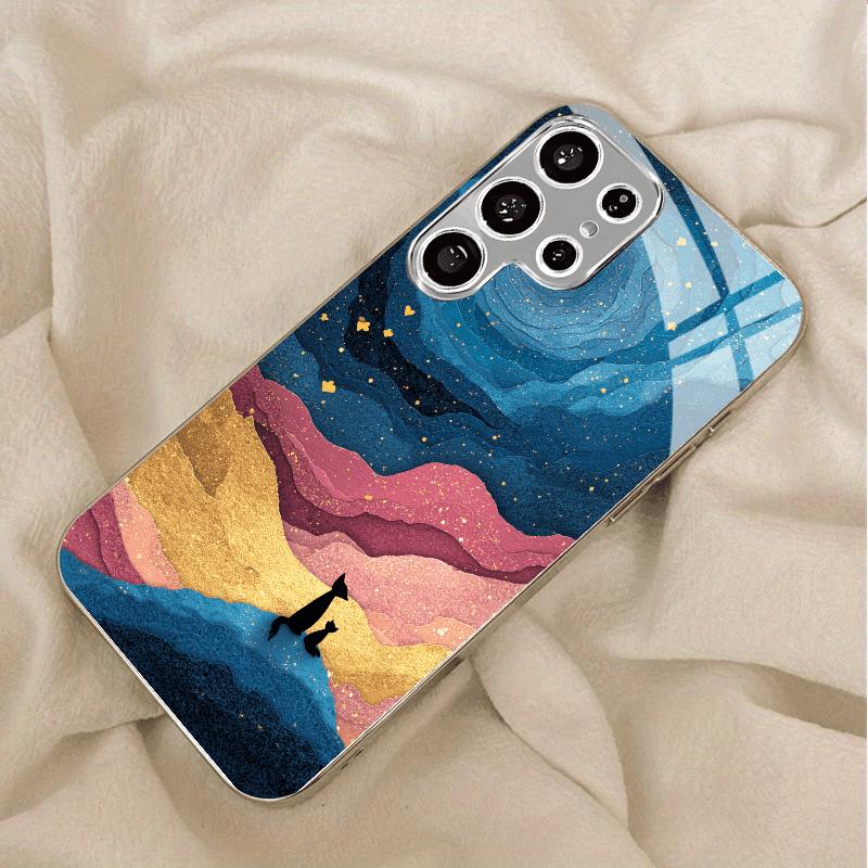 High-end PhoneCase Electroplated Glass TPU PhoneCase for Samsung Galaxy S26 S25 S24 S23 S22 S21 FE Ultra Plus Dropresistant