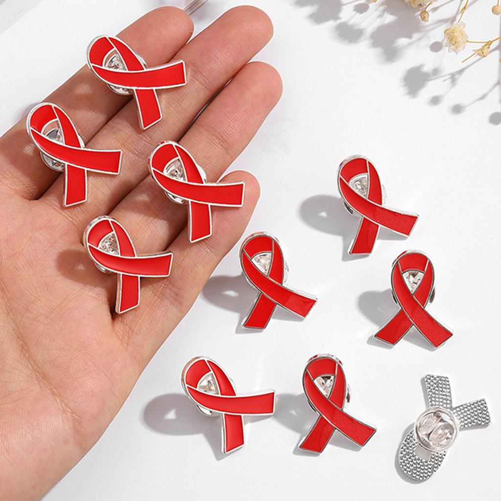 20Pcs Versatile Ribbon Brooch Pins for Fundraising Event Stylish Volunteer Jewelry Gift Safety Corsage Pins