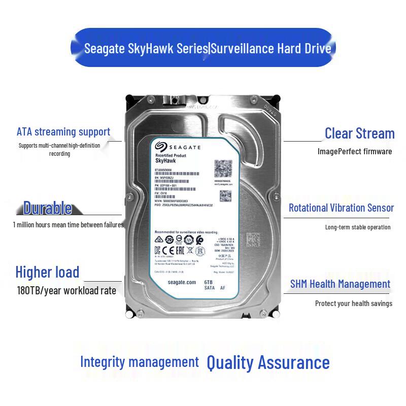 Seagate 6TB Surveillance Hard Drive
