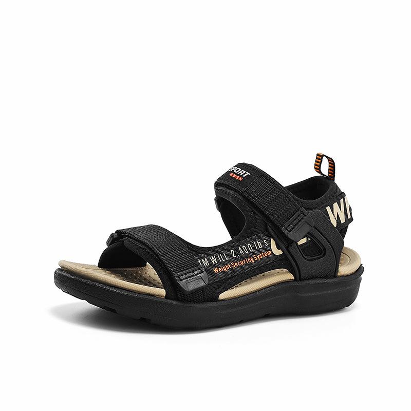 Korean Style Boys' Sandals 2025: Soft Sole, Fashion Sports, Beach Shoes for Kids