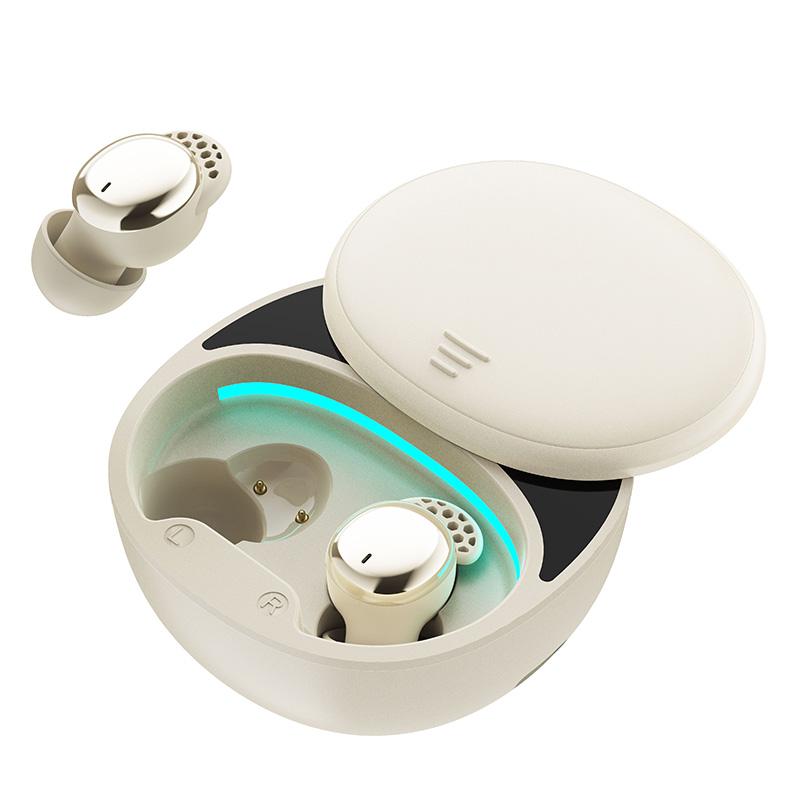 Bean New Style Wireless In Ear Headphones Tws Sleep Headphones Sleep Friendly High-Definition Calling Technology No Pressure Fit