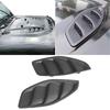 Hood Vent Louvers Cover Trim for Jeep Wrangler JK Rubicon 2007-2017 10th Anniversary Hood Vent Covers Car Styling Accessories