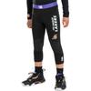 Trousers 500 Warm & Comfortable Sweat-wicking Black/Lotus Kids Model