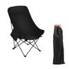Tragbarer Falt-Mondstuhl mit hoher Rückenlehne für Outdoor, Camping, Picknicks, Strand und Angeln