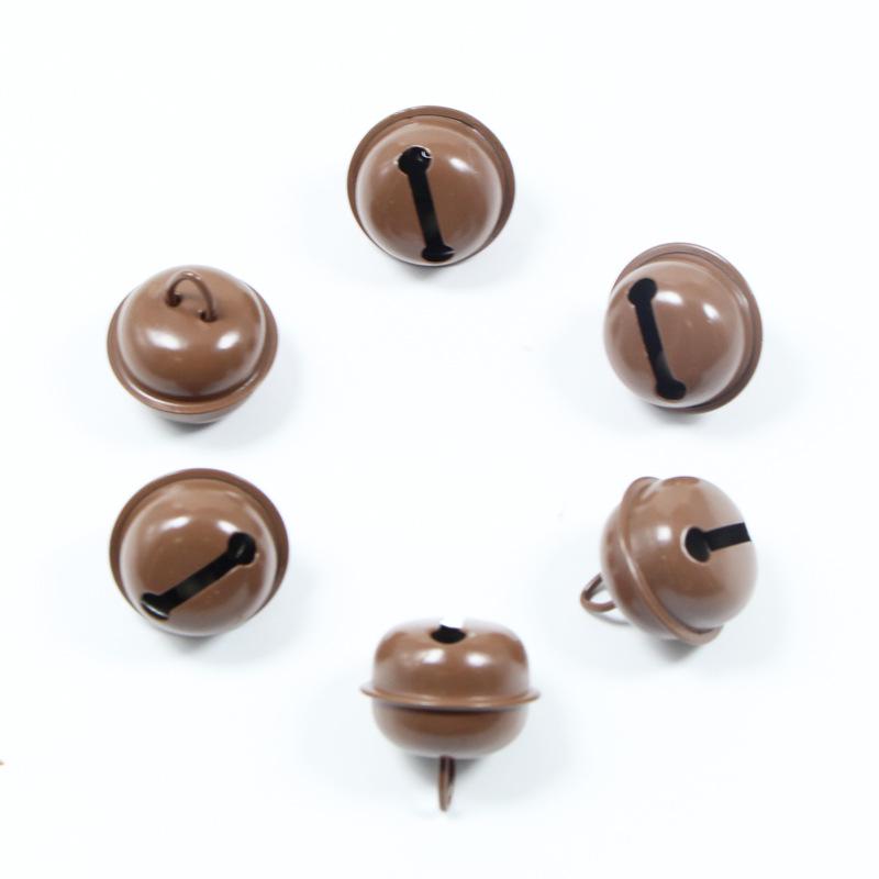 22mm Candy Color Enamel Metal Bells - Christmas Ornaments, DIY Pet Accessories, Keychain Pendants