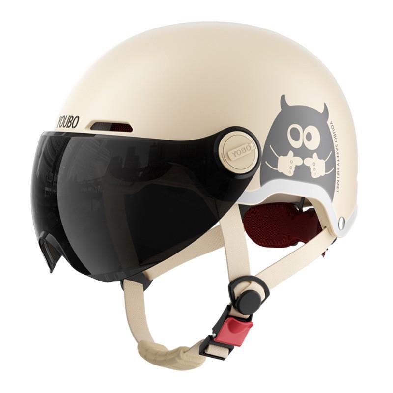 Electric Car Helmet Couple Four Seasons Universal Battery Motorcycle Men's Half Helmet Helmet
