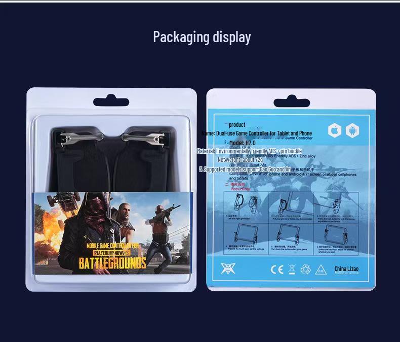 H11 Series Tablet PUBG Controller: 4-6 Finger Stimulating Battlefield Shooting Game Controller