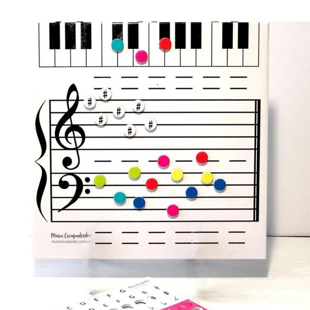 Dry-Erase Board Teaching Prop Note Plate Fine Workmanship Long-lasting Classroom Accessories Teacher Props Music Teach Supplies