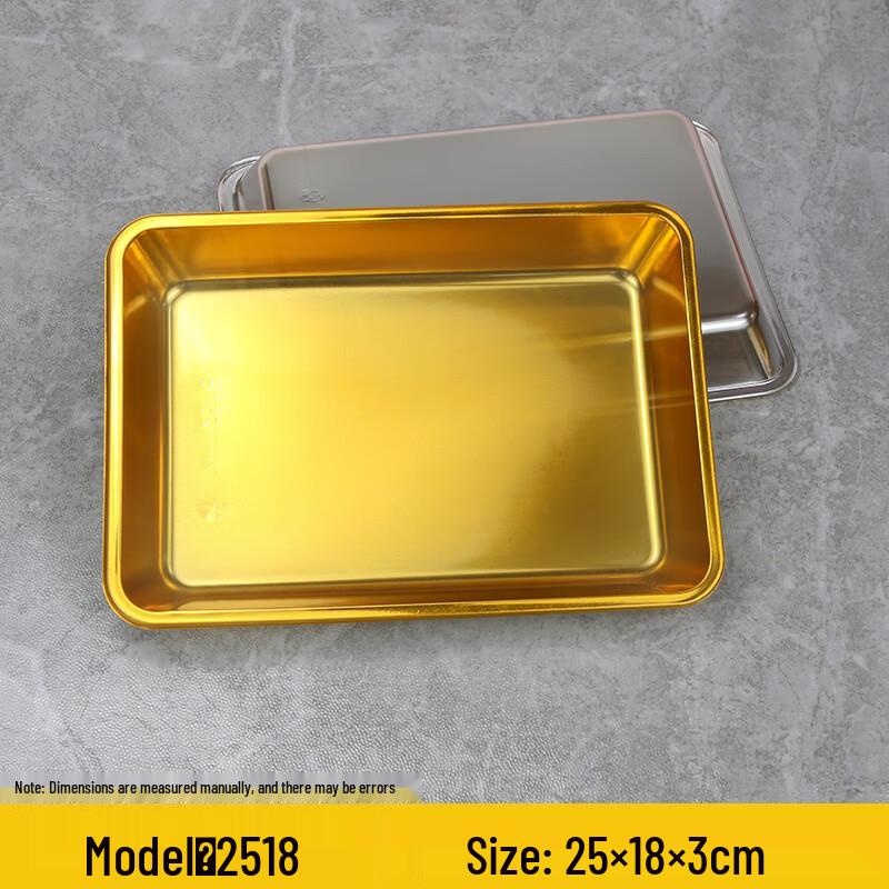 Shixun Disposable Flat Gold Fresh Food Trays