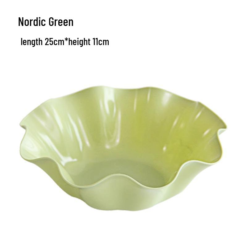 

Фруктовая и закусочная тарелка в европейском стиле для гостиной или офиса - Маленькая, пластиковый дизайн Piece