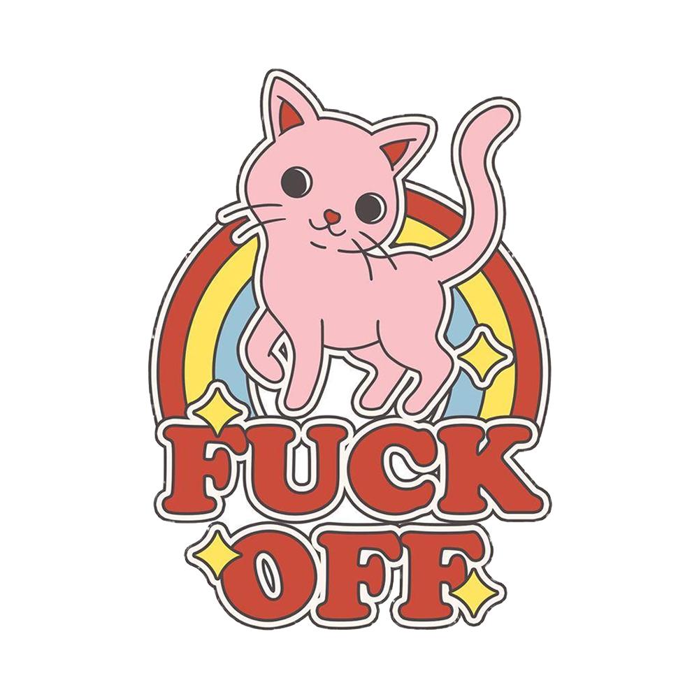 Threadless Fuck Off Framed Poster