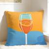 Federa Aperols Spritz Federa Comoda per Divano Camera da Letto Decorazione Casa Federe Moderne