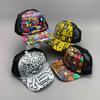 Sommer Unisex Herren Baseballkappen Damen Atmungsaktive Mesh-Netz Snapback Hüte Lässige Trucker-Kappe Verstellbar