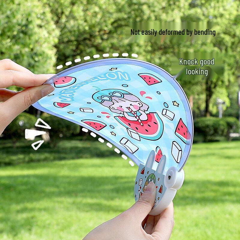 LIEI Children's Cartoon Cloth Folding Fan