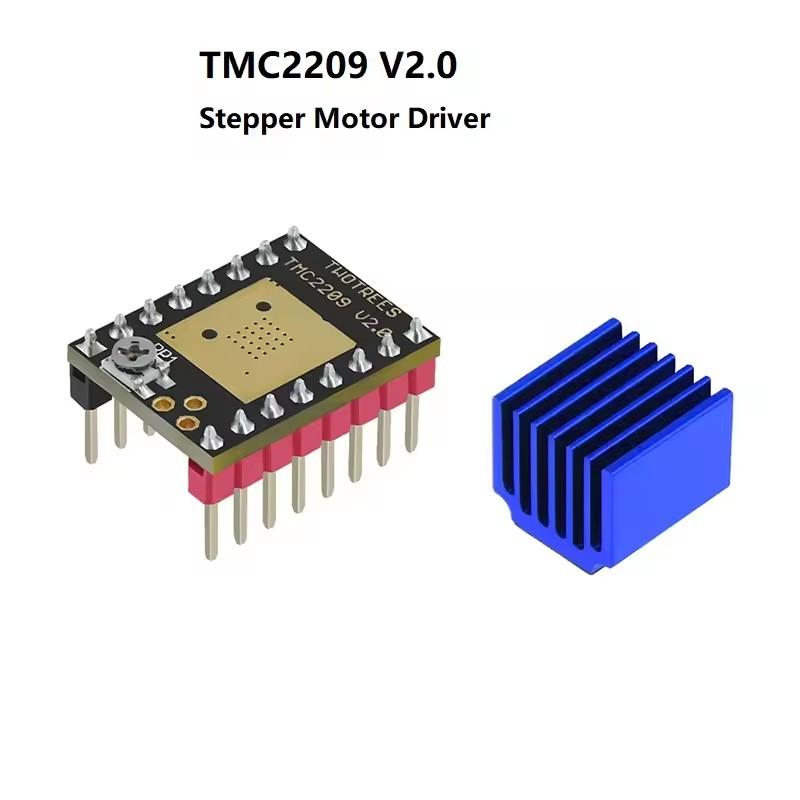 3D Printer Parts for TMC2209 V2.0 Driver Nema17/23 Stepper Motor Driver Step Stick 2.5A UART Ultra Silent MKS Robin Nano Tinybee