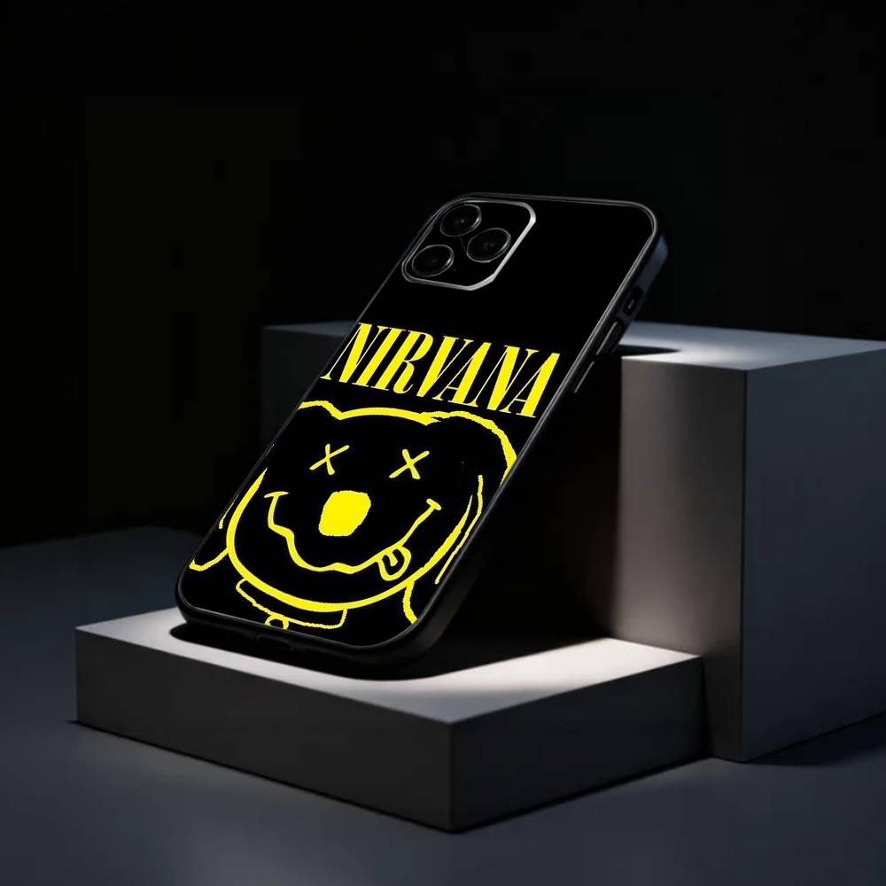 L-Lamentably Nirvana R-Rock Band   Phone Case Silicone Soft For IPhone 17 16 15 14 13 12 11 X XR Plus Pro Max Plus
