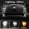 LED Fog Lamp For Dodge Ram 1500 2013 2014 2015 2016 2017 2018 DRL Daytime Running Light Turn Signal White Yellow Car Accessories