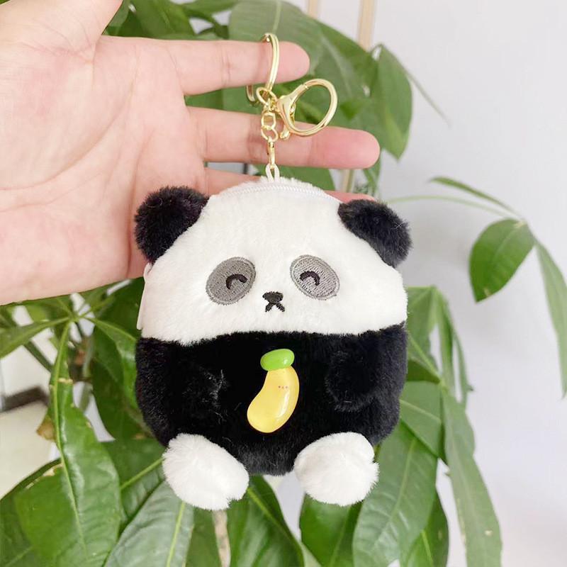 

Plush Panda Cuddly Bear Keychain Cute Coin Bag Soft Stuffed Animal Gift For Children Bear 4