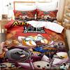 Aggretsuko Bedding Set Single Twin Full Queen King Size Bed Set Aldult Kid Bedroom Duvetcover Sets 3D Print Anime Bed Sheet Set