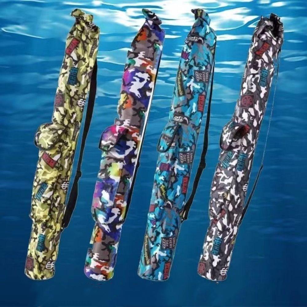 130/140cm Fishing Rod Bag Random Color Fishing Tackle Bag Folding Fishing Bag  Accessories