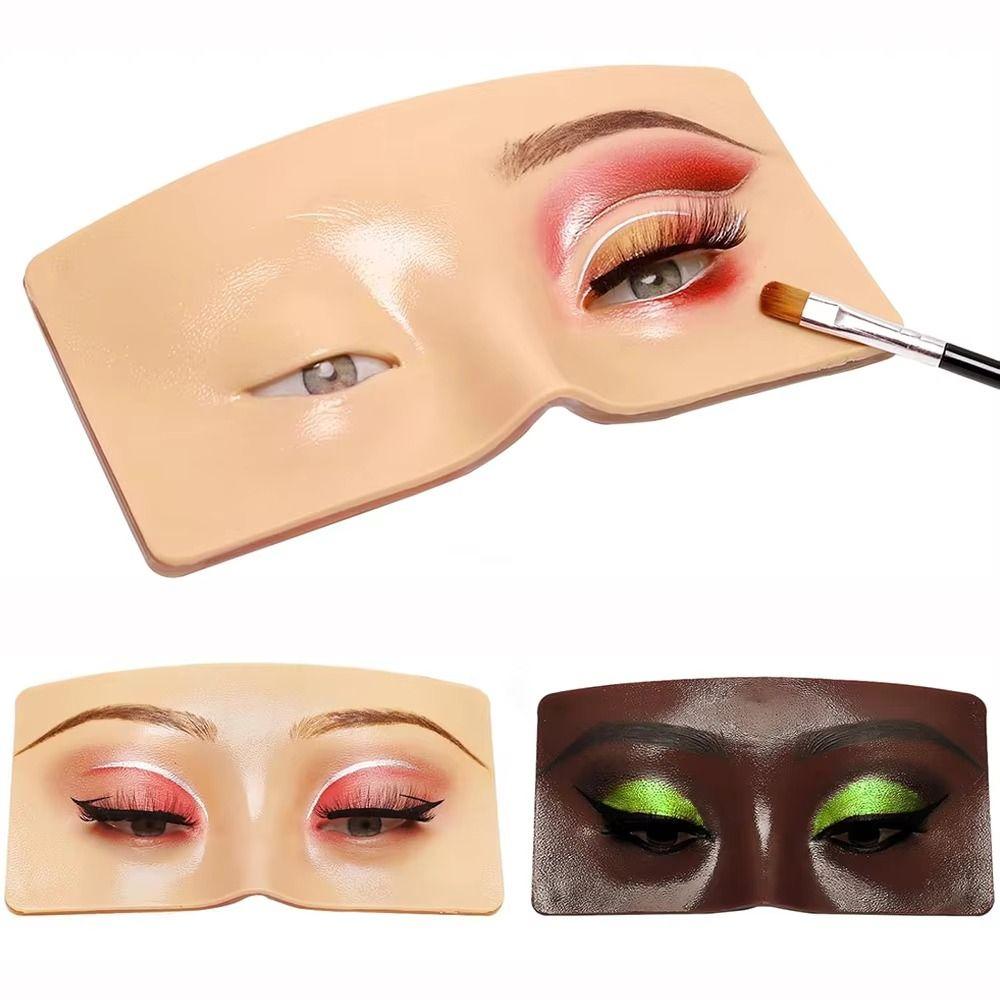 Pelle per Pratica Tatuaggio Sopracciglia Modello Realistico 3D Pad per Allenamento Eyeliner Viso Pratica Eyeliner