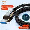 120W PD Super Fast Charging Type C to C Cable 2 in 1 Data Transfer Charge Cord for  15   Home Office Use