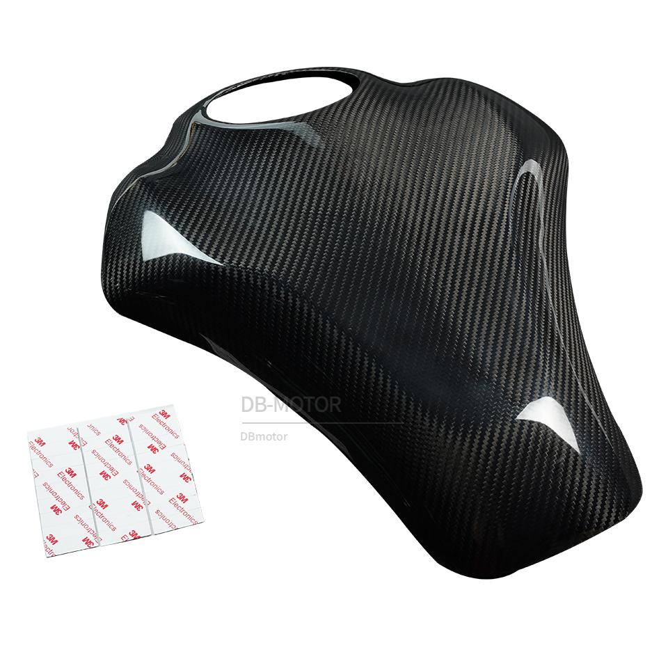 Motorcycle Real Carbon Fiber Fuel Tank Pad Cover Sticker Fuel tank Protection Cover Fit For Kawasaki Z900 2017 2018 2019 Z900 17