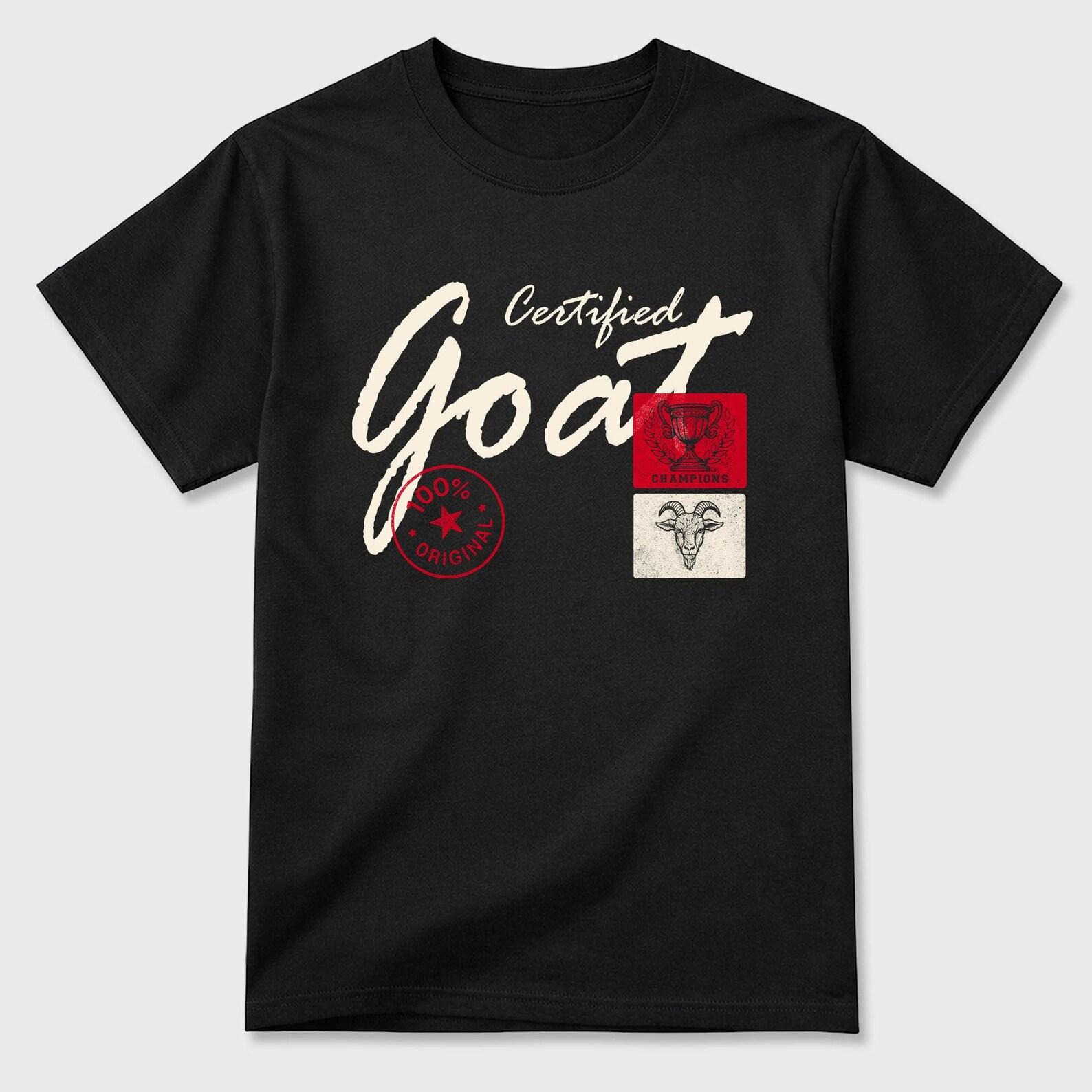 Certified Goat Graphic Tee - best T-Shirts to wear with jordans 1s Flight Club S