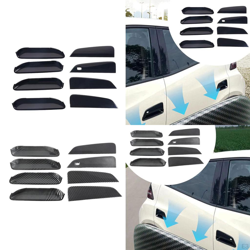 8Pcs Car Door Handle Bowl Stickers Protector Replacement Part Vehicle Component Scratches