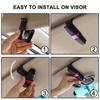 Car Glasses Case Universal Car Sun Visor Glasses Holder Sunglasses Clip Card Ticket Eyeglasses Holder Auto Interior Accessories