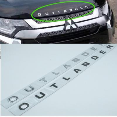1pcs 3D ABS for OUTLANDER Car Letters Front Hood Grill Bonnet Emblem Rear Tail Bumper Truck Badge Sticker Styling
