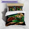 3pcs Cartoon Z-Zeldas pattern bedding set duvet cover set includes duvet cover &pillowcases, perfect all season bedroom decoration & gift