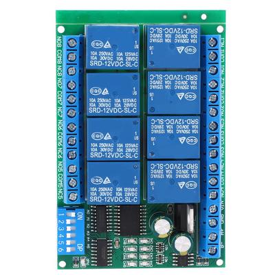 12V 8 Channel RS485 Relay Command Programmable Control Module Board