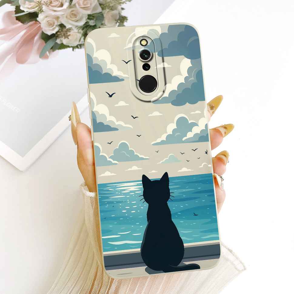 For Xiaomi Redmi 8 2019 Casing Candy Cartoon Back Cover Soft Slim Phone Case For Xiaomi Redmi8 Redmi 8 Silicone Bumper 6.22"