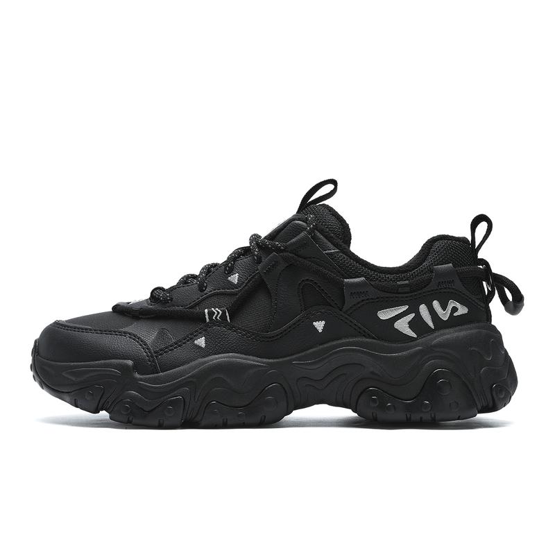 Fila Cat Paw 5th Generation Fleece Original Sneakers Y2K Retro Running Shoes Comfortable Versatile Breathable Low Top Dad Shoes F12W442107FBK