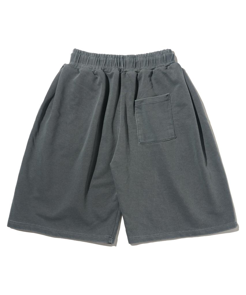 613SEOUL Heritage Pigment Wide Bermuda Pants (Navy)