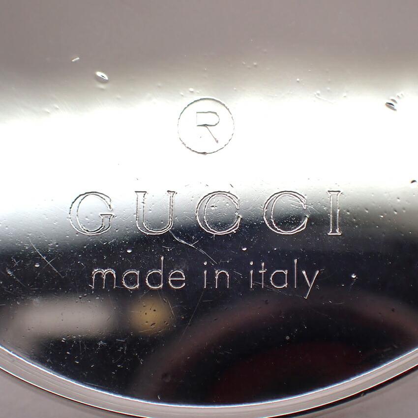 Pre-owned GUCCI SV925 DOG Tag Pendant Necklace j42-10