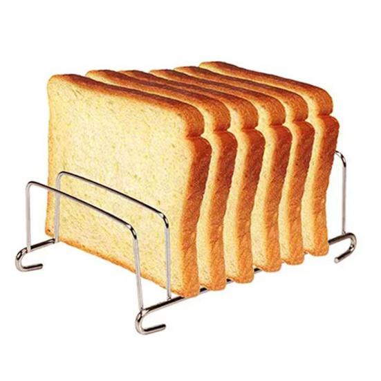 Suporte de Torradas de Aço Inoxidável com 8 Espaços