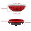 Taillight Brake Lamp ATV Motorcycle LED Tail Light for TRX500 Waterproof Tail Stop Lamp Easy Installation Repair Part