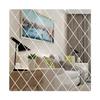 Acrylic Diamond Living Room Wall Sticker - Self-Adhesive Mirror Decor