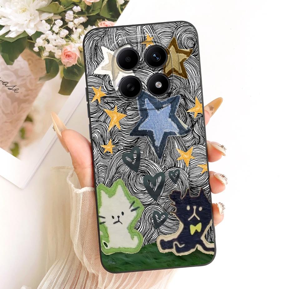 Per Custodia Xiaomi Redmi Note 15 Pro Plus Cover Dipinta Elegante Custodia Morbida in TPU Per Redmi Note 15 Note15 Pro + 5G Fundas Bumper