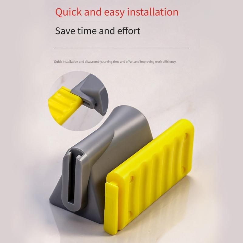 3 Pieces Precise Corner Scraper Set Featuring ABS Nylon Grip for Smooth Grouting on Various Surfaces Including Tiles and Exteriors