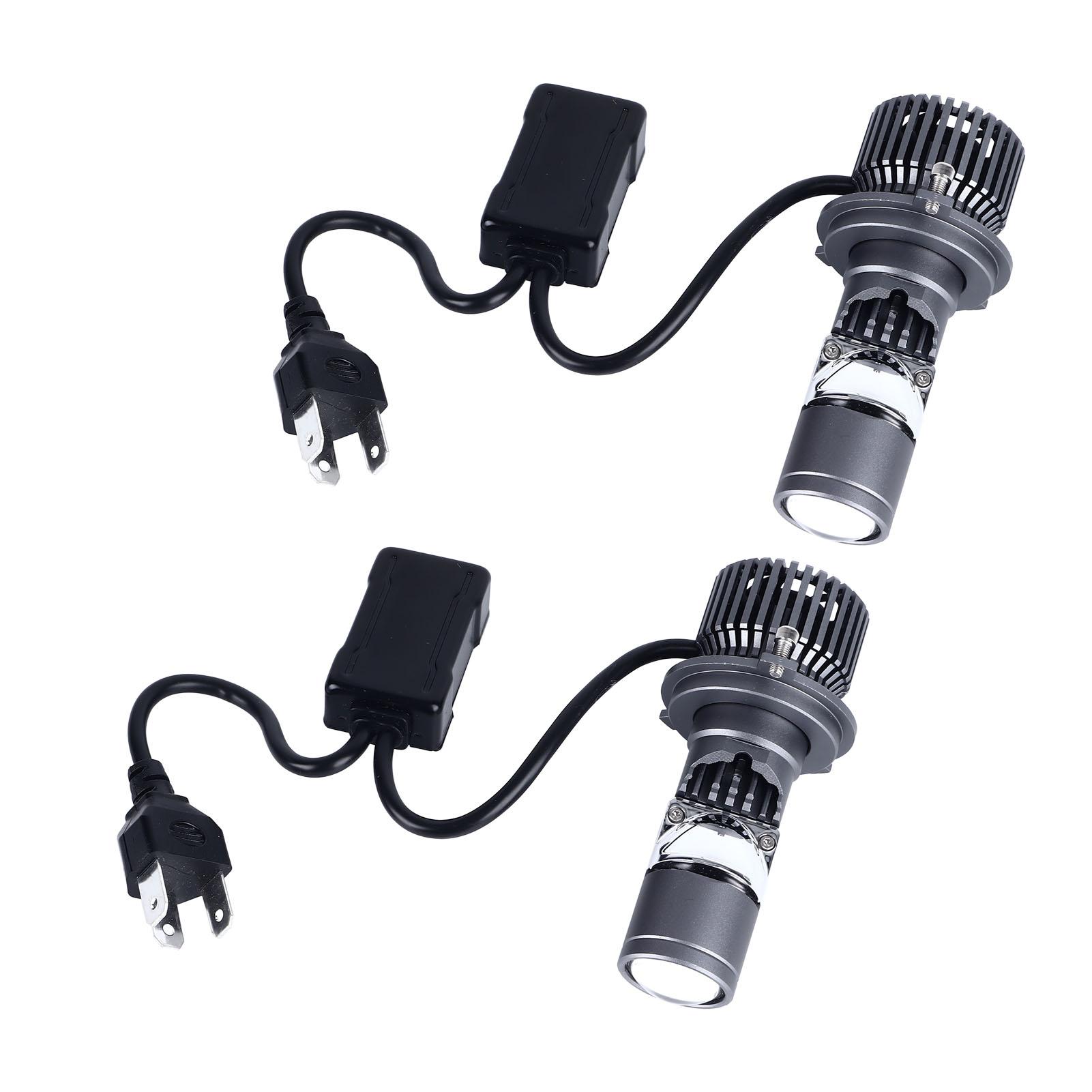 

Комплект светодиодных фар для автомобиля Суперяркий 12V H4 8000LM Высокая мощность Ближний/дальний свет Набор проекторных фар для