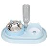 Cat Food and Water Bowl Set Slow Feeding Automatic Drinking Water and Cat Food Bowl for Puppy