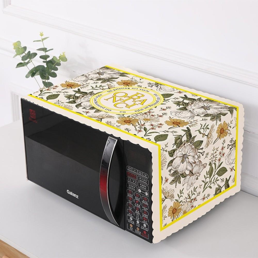 Super Soft Microwave Oven Dust Cover Oilproof Dustproof Kitchen Appliance Cover Microwave Protective Cloth