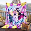 Warm Flannel Blanket Spy Family Pattern, Lightweight Comfortable Throw Blanket for Bed Sofa Use