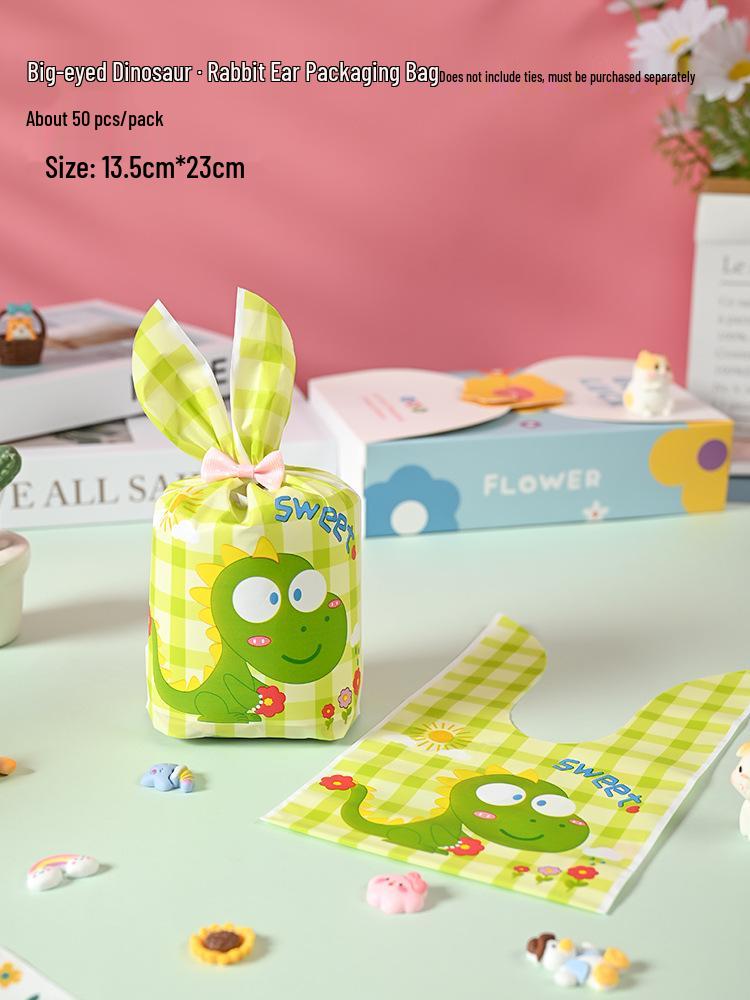 Cute Rabbit Ears Gift Bag for Candy, Cookies & Snacks