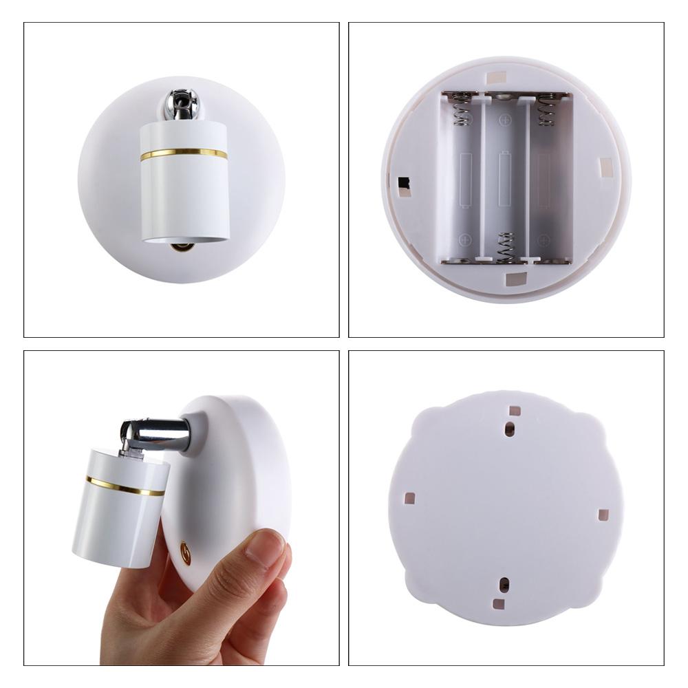 Remote Control Wireless Spotlights USB Recharged Rotatable Cabinet Spotlights Adjustable angle Dimmable LED Spot Lights