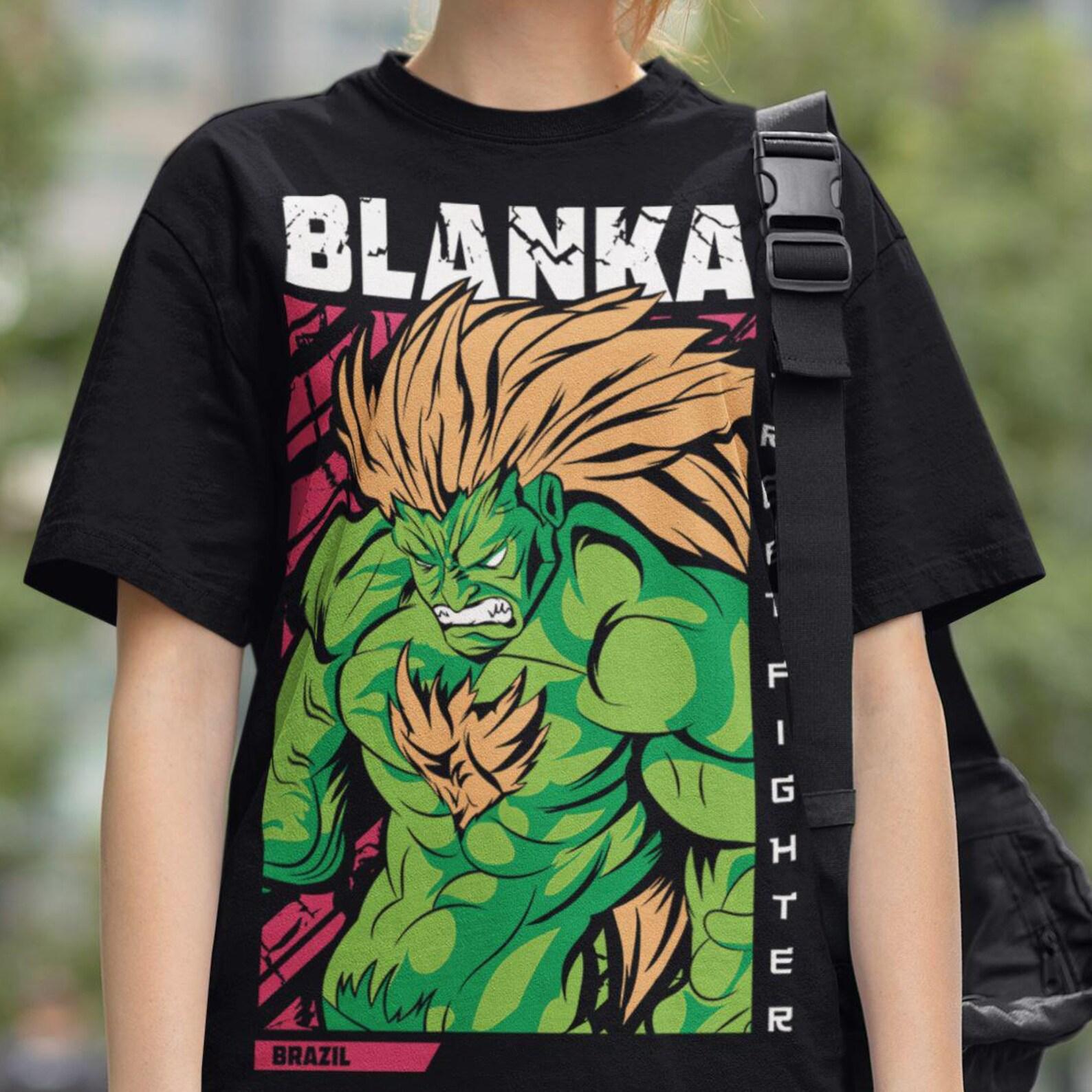 Blanka Champ SF2 The World Warrior Premium Unisex T-shirt. M