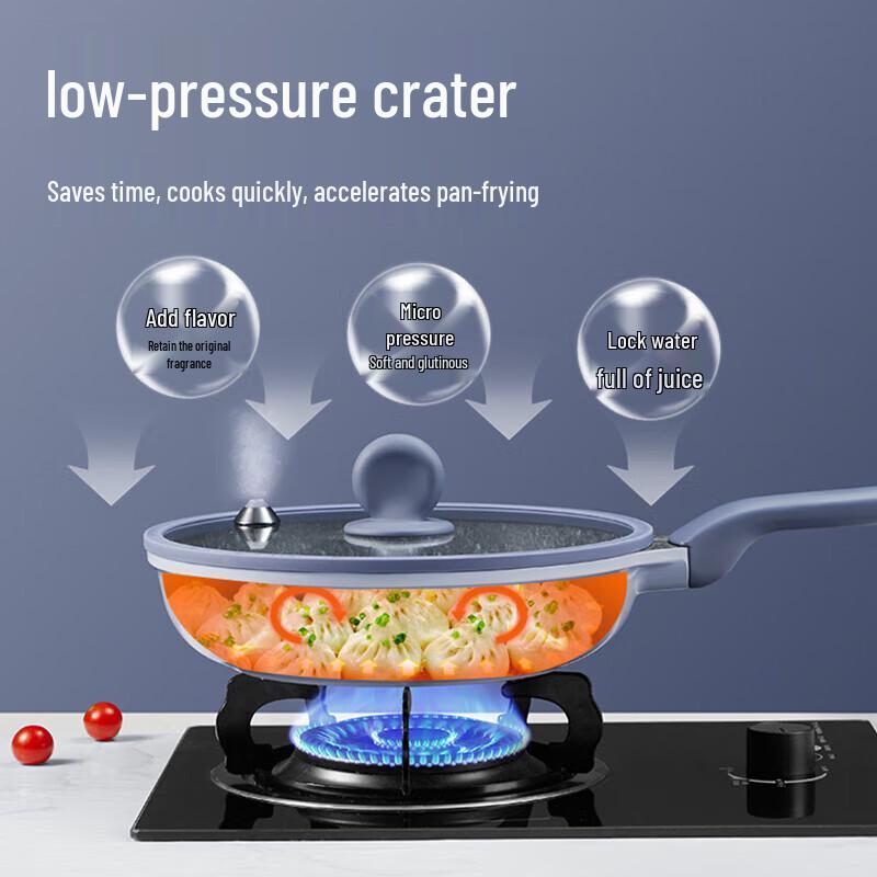 COOKER KING 28cm Non-stick Maifan Stone Micro-Pressure Pan
